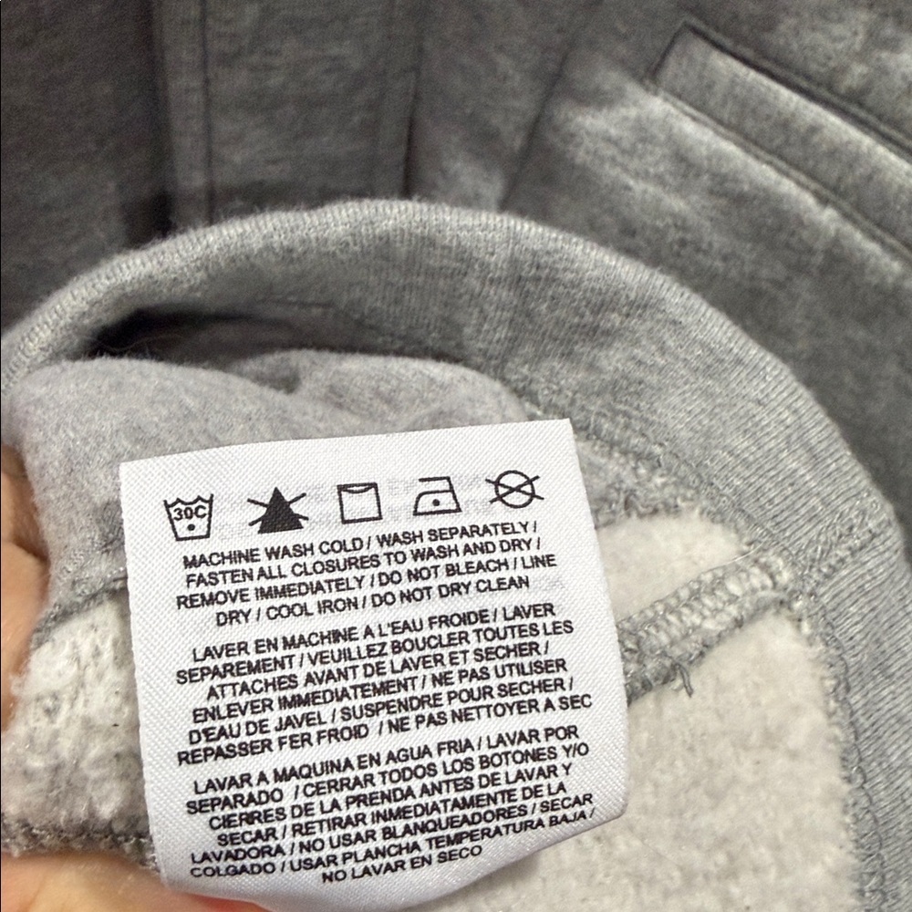 Sperry Men's Gray shawl collar sweatshirt Jacket size M - Picture 8 of 9